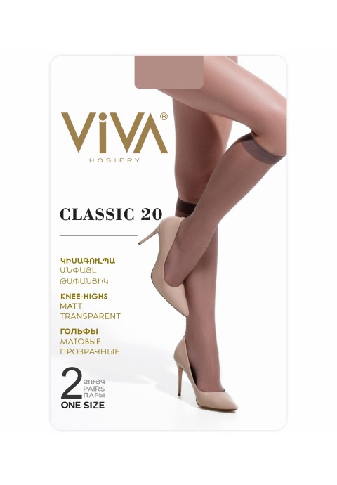 Viva Classic 20 Den Women’s knee-highs